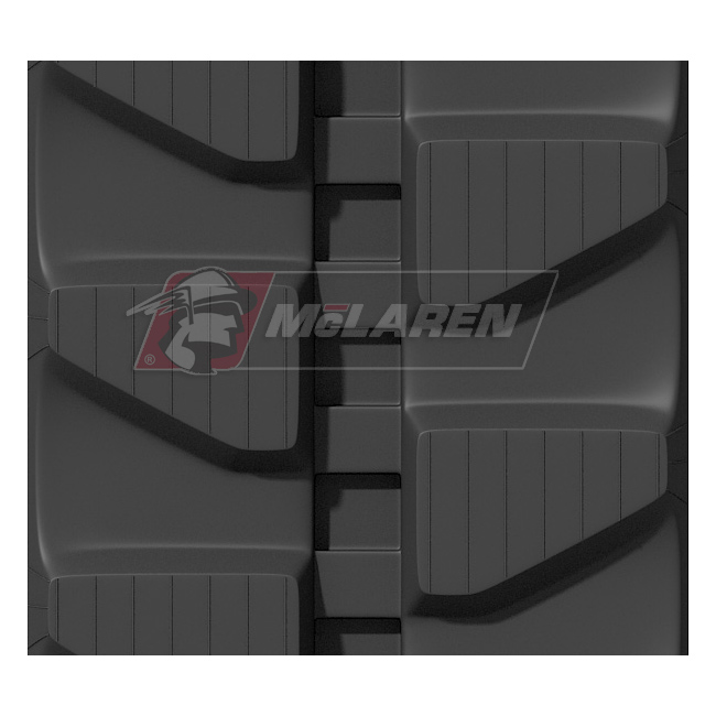 Chenille caoutchouc Maximizer pour Bobcat E15 (66 liens, 230 mm largeur)