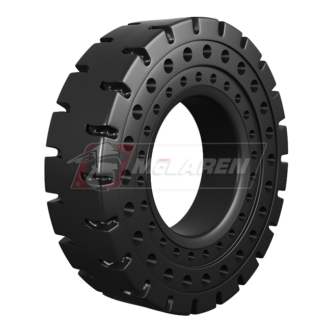 Jeu de pneus pleins souples sans jantes - Nu-Air All Terrain AT pour Gehl RS 6-42 (13-24)