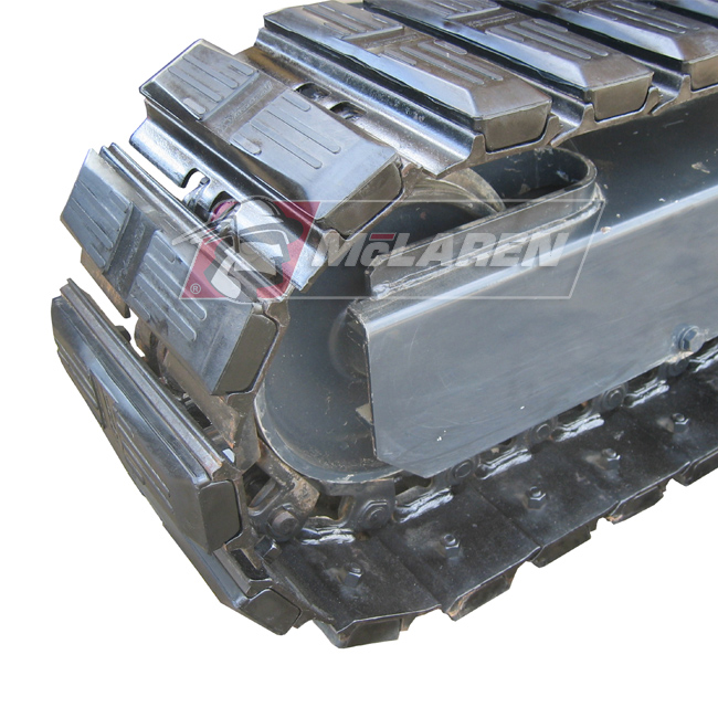 Chenilles acier Hybrid avec patins en caoutchouc pour Etec 25 (300 mm largeur)