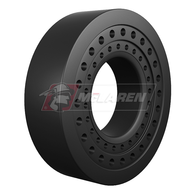 Jeu de pneus pleins souples sans jantes - Nu-Air Super Slick SS pour Snorkel XR 1270 (17.5-25) (17.5")
